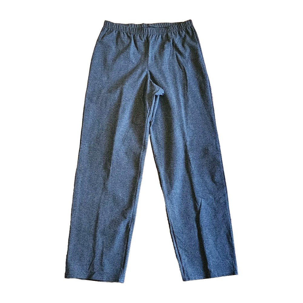 Women With Control Pants Womens Medium Petite‎ Grey Gray Pull On Neutral Comfort
